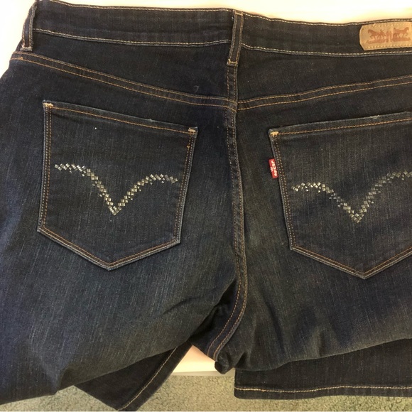 Levi’s 512 Perfectly Shaping Boot Cut Blue Jeans - Picture 4 of 6